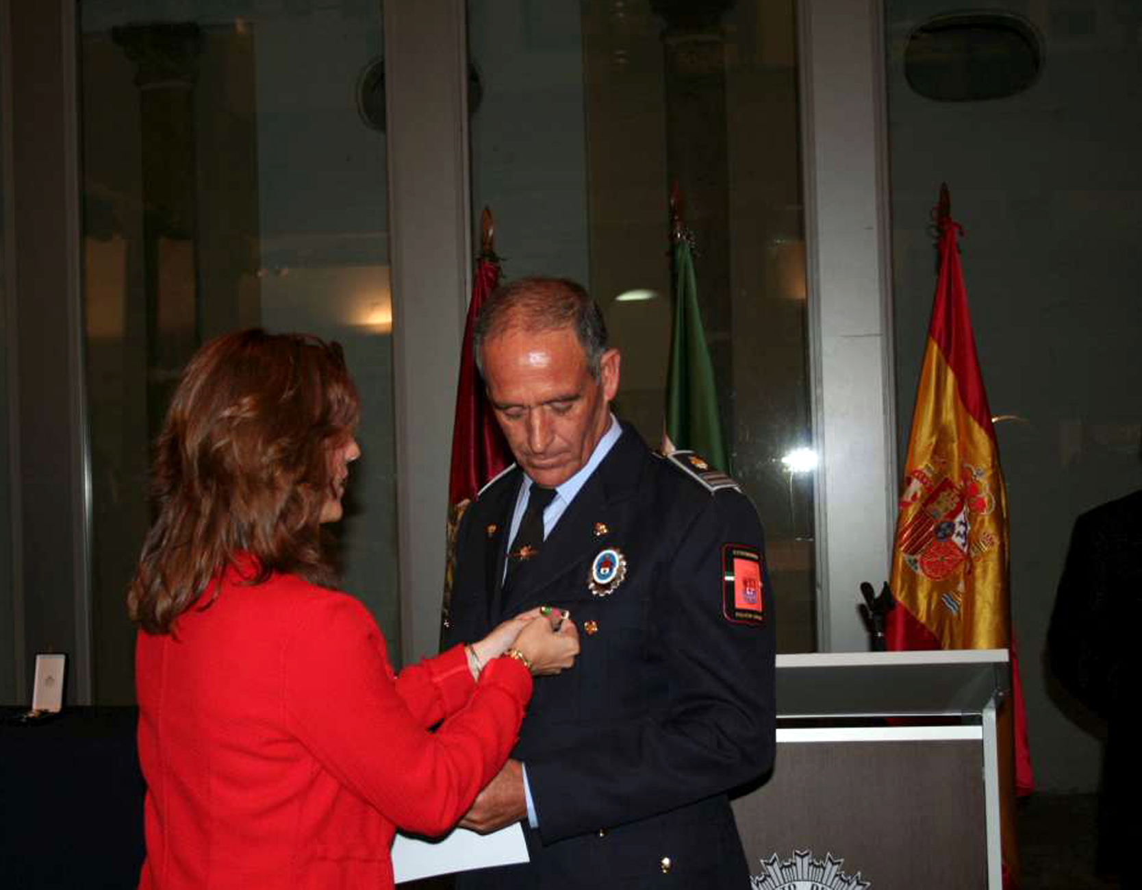 El jefe de la Policía Local de Castuera recibe la Medalla de la Jefatura de las Policías Locales de Extremadura