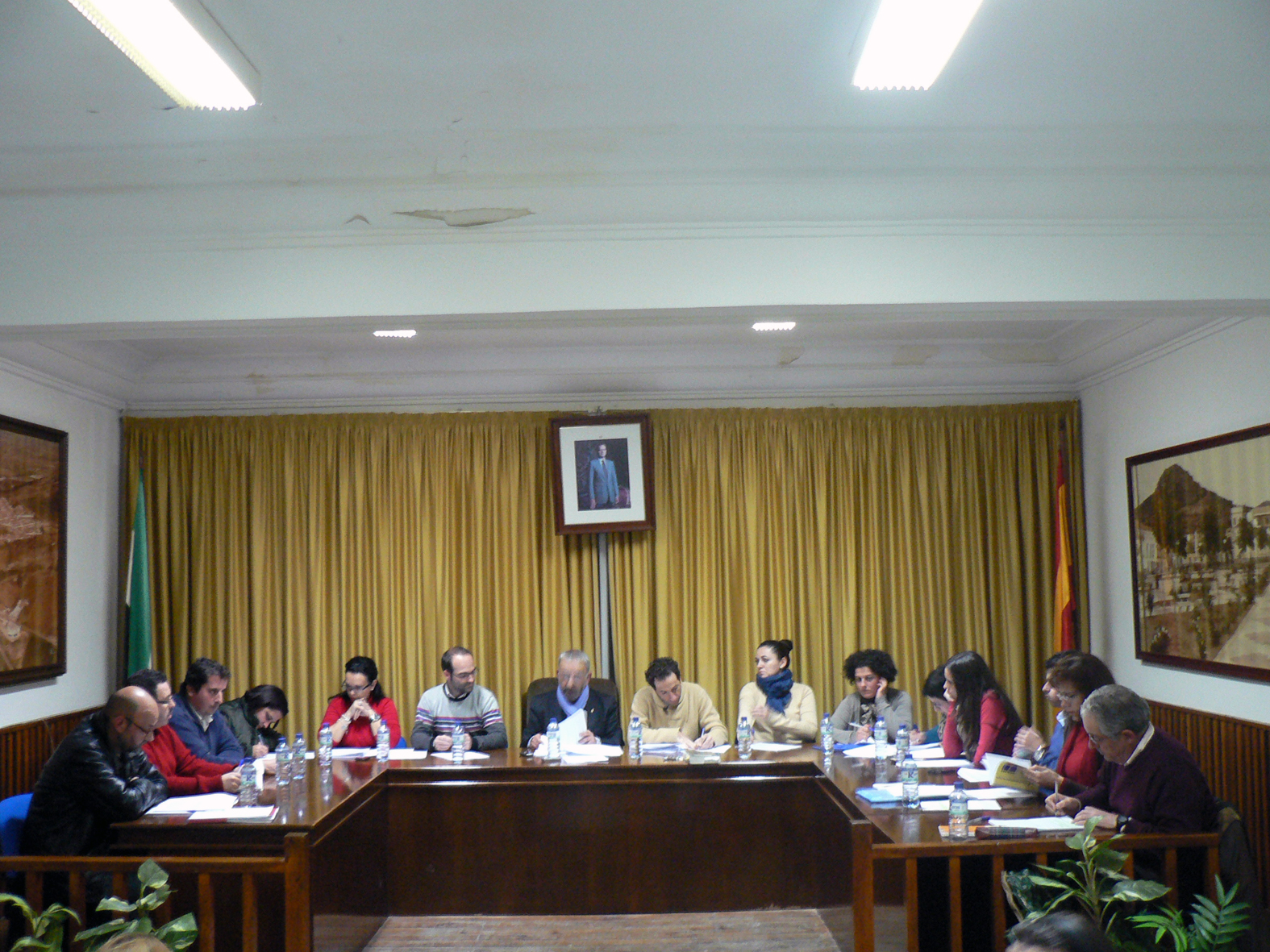 La Corporación Municipal celebró la última sesión Ordinaria del año 2012